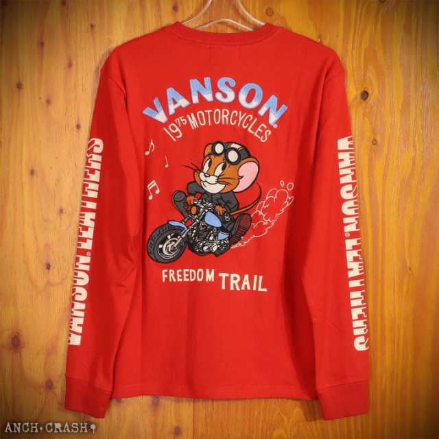 VANSON ✖️ トム&ジェリー　コラボ長そでTシャツ