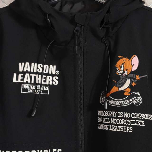 VANSON トムとジェリー コラボ 三層ストレッチマウンテンパーカー(TJV