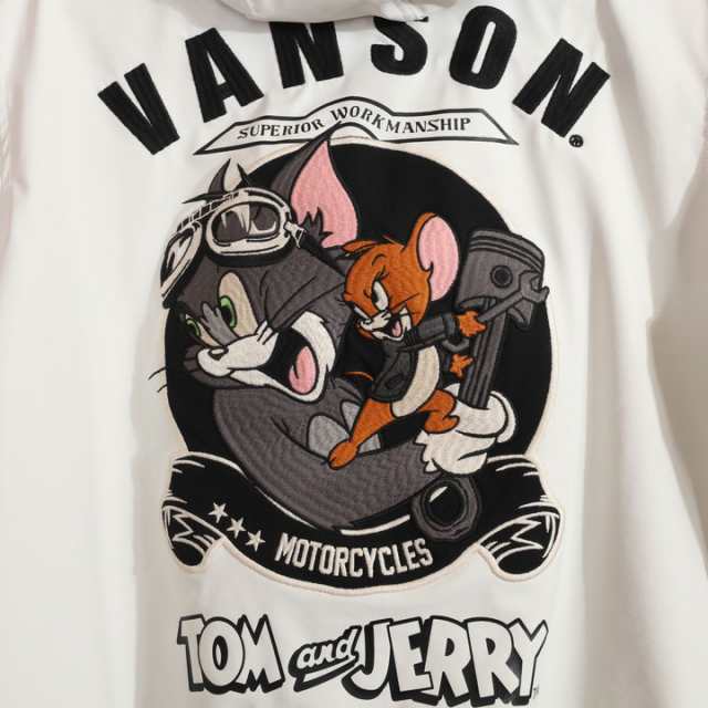 VANSON トムとジェリー コラボ 三層ストレッチマウンテンパーカー(TJV