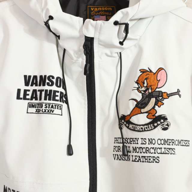 VANSON トムとジェリー コラボ 三層ストレッチマウンテンパーカー(TJV