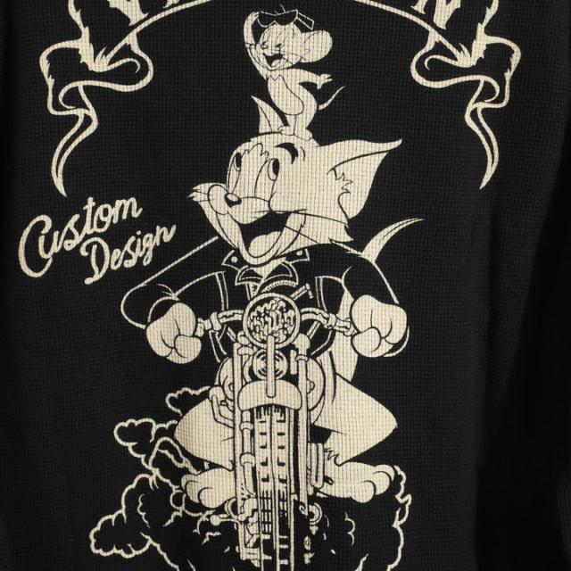 VANSON トムとジェリー コラボ サーマル ロンTEE (TJV-2525) 【送料