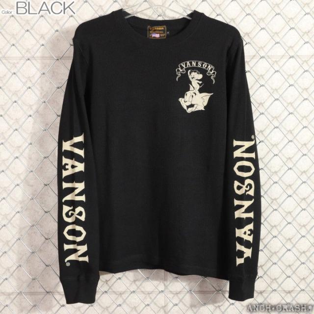 VANSON トムとジェリー コラボ サーマル ロンTEE (TJV-2525) 【送料