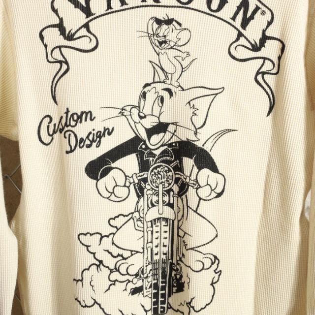VANSON トムとジェリー コラボ サーマル ロンTEE (TJV-2525) 【送料
