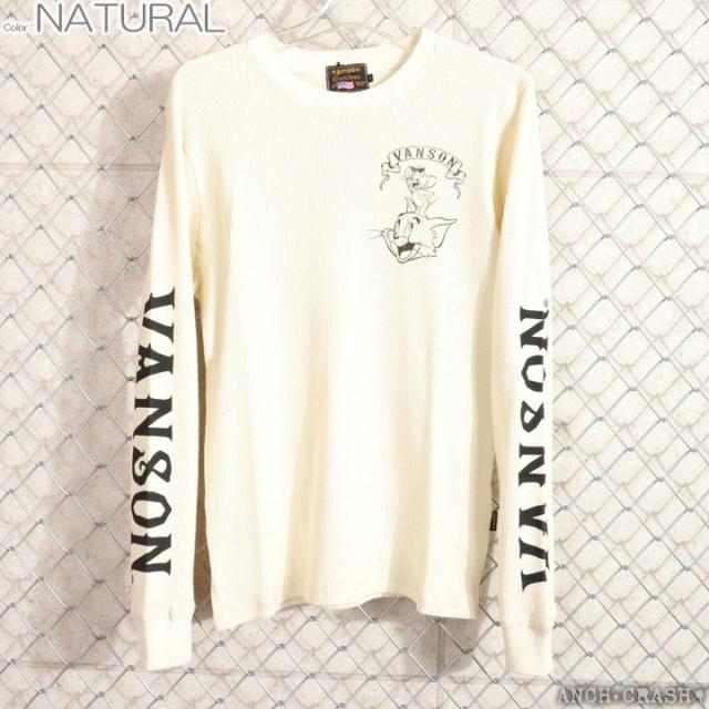 VANSON トムとジェリー コラボ サーマル ロンTEE (TJV-2525) 【送料