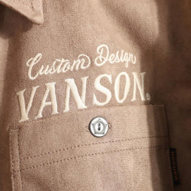VANSON フライングスター 起毛ボンディング 長袖シャツ (NVSL-2505) 【送料無料】バンソン 刺繍_13