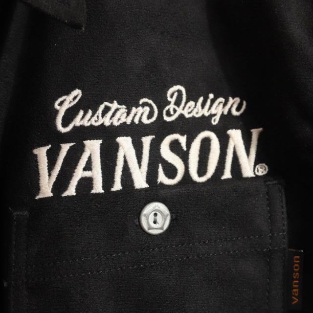 VANSON フライングスター 起毛ボンディング 長袖シャツ (NVSL-2505) 【送料無料】バンソン 刺繍_4