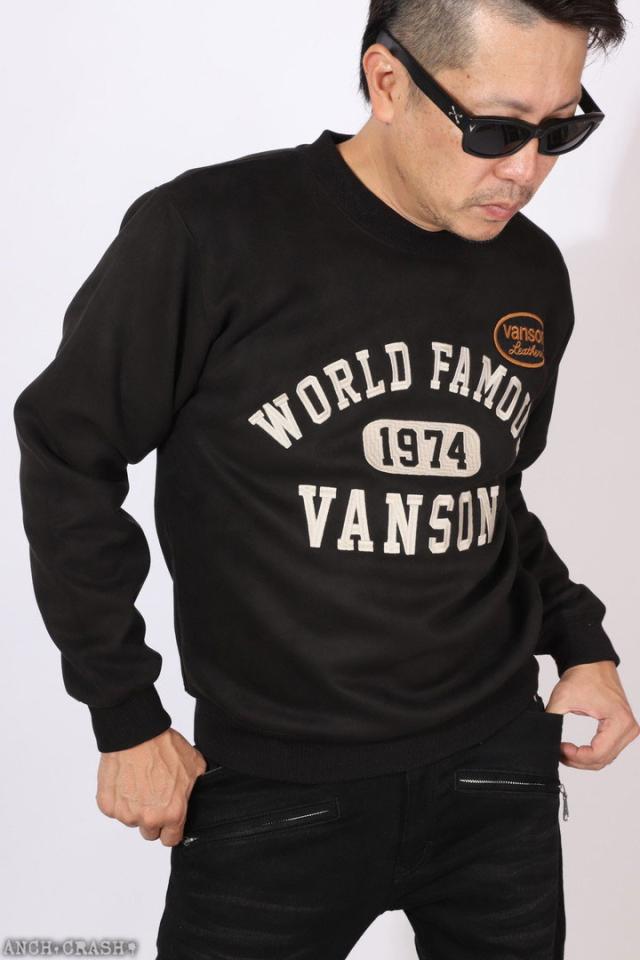 VANSON スター クルーネック プルオーバー (NVSZ-2516) 【送料無料