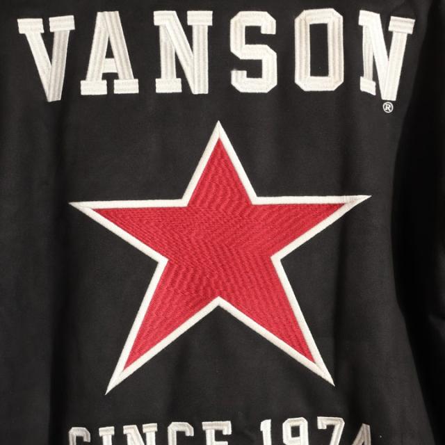 VANSON スター クルーネック プルオーバー (NVSZ-2516) 【送料無料】バンソン 刺繍 ワッペン 裏ファー 起毛 ボンディング_17