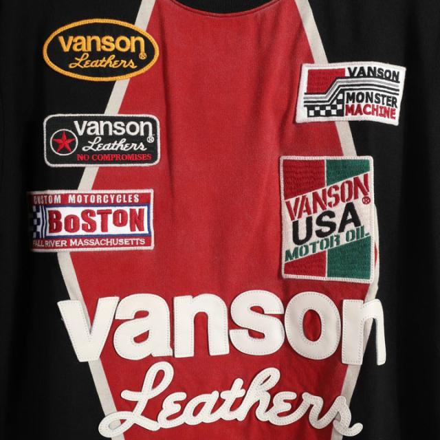 Nvst 2615 バンソン t シャツ レザー VANSON バンソン VANSON NVST-2615 プレミアムライン 半袖 シャツ 天竺半袖TEE レザー叩き付け バイカー トップス メンズ アメリカンバース Yahoo 店 - 通販 - Yahoo ショッピング