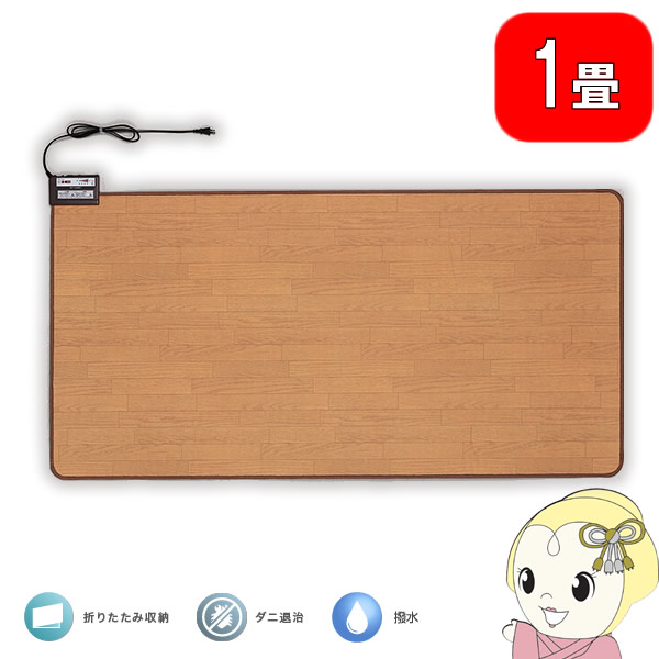 TEKNOS 木目フローリング調ホットカーペット 3畳相当タイプ TEKNOS