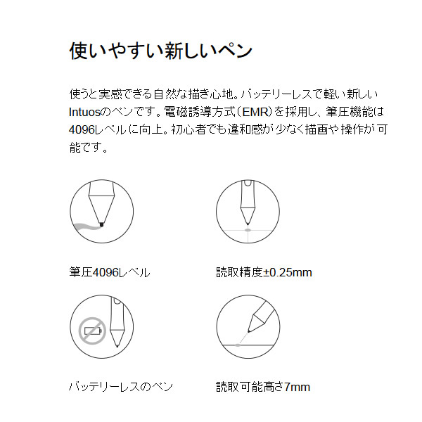 CTL-6100WL/K0 ワコム ペンタブレット Intuos Medium ワイヤレス ブラック Bluetoothモデル_2