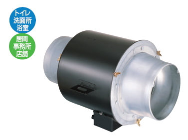 東芝 日本キャリア 天井埋込形ダクト用換気扇 トイレ・洗面所・浴室・居間・事務所・店舗用 大風量形  DVC-20TRQ