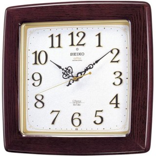 SEIKO セイコー 掛時計 チャイム&ストライク  報時時計 木枠 オーク材 茶の通販は