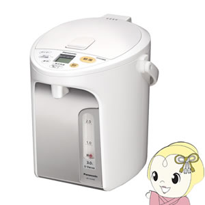 パナソニック NC-HU304-W マイコンジャー沸騰ポット 3.0L ホワイト