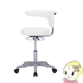 SNC-HP3VW2 サンワサプライ 医療 工場向け メディカルチェア（ホワイト）の通販は 21,400円