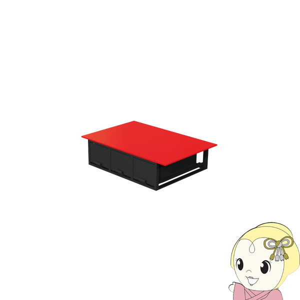 【メーカー直送】 SCT-F08 ジェフコム 車載収納棚 バンキャビネット 天板幅1400×奥行950mm（3列引き出し）の通販は