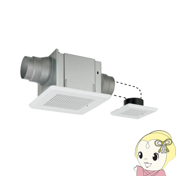 東芝 日本キャリア 換気扇 ダクト 2部屋 鋼板ボディ 低騒音 サニタリー トイレ 洗面所 浴室 DVP-T14Lの通販は