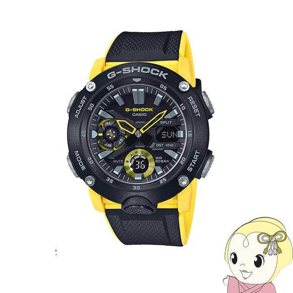 カシオ CASIO G-SHOCK GA-2000-1A9JF [カーボンコアガードシリーズ ブラック/イエロー]