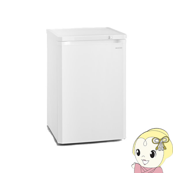 冷凍庫 アイリスオーヤマ 85L 前開きタイプ ホワイト IUSD-9B-W
