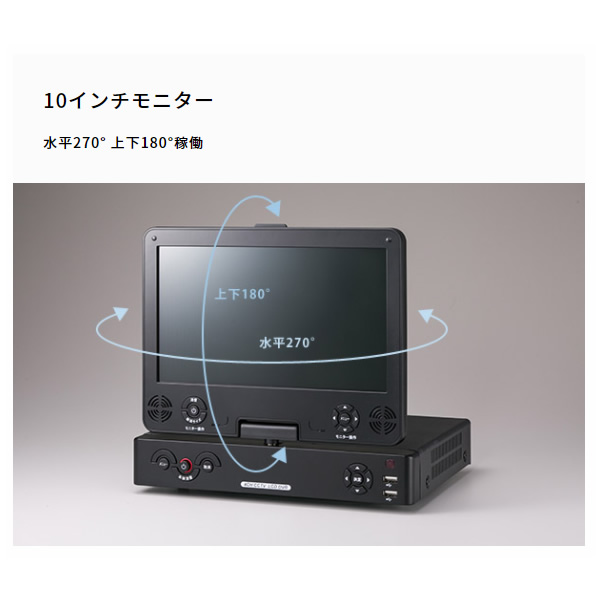 展示・極美品】NSK モニター付き ハイビジョンレコーダー NS-F401MR