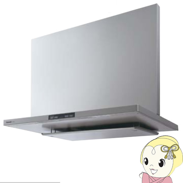 パナソニック エコナビ搭載　フラット形レンジフード 900mm 90cm FY-90DED3-S シルバー シロッコファン コンロ連動形 フィルター付き DCモーター