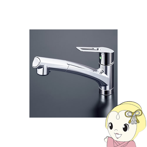 直送】 KVK シングルシャワー付混合栓 吐水口回転規制110° 寒冷