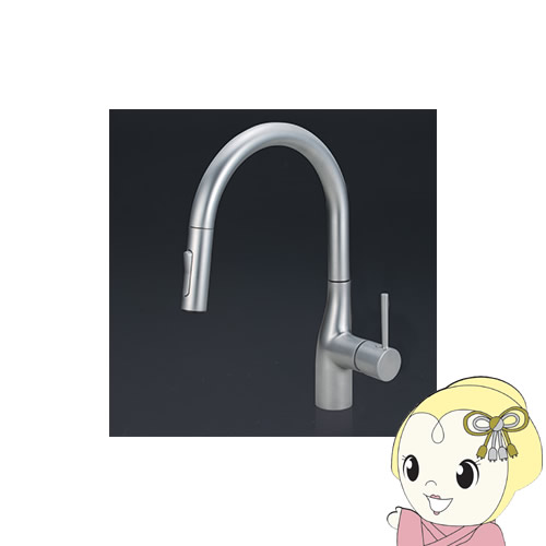 【直送】 KVK シングルシャワー付混合栓 水口回転規制160° パールシルバーめっき 寒冷地仕様 KM6061ZECPの通販は 73,100円