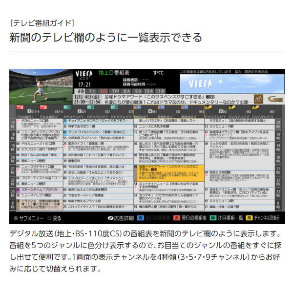 在庫あり　パナソニック 32V型 ハイビジョンビエラ J300シリーズ Wチューナー搭載 液晶テレビ VIERA TH-32J300　1人暮らし 新生活_3
