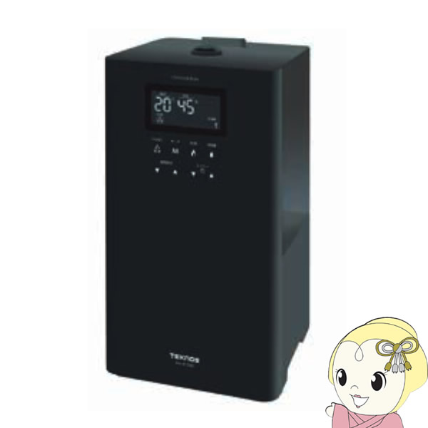 在庫あり　TEKNOS テクノス テクノイオン搭載 上部 給水式 ハイブリッド 加湿器 JHI-413-K ブラック ミスト 省エネ おやすみモード 熱くならないの通販は 5,933円