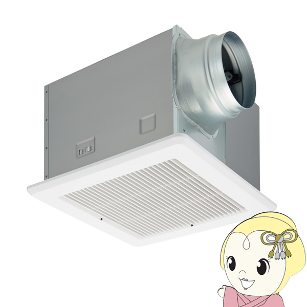 東芝 日本キャリア 換気扇 サニタリー用 トイレ 洗面所 浴室 居間 事務所 店舗用 ダクト用換気扇 低騒音形 スタンダード格子 インテリア格子 DVF-T23LYDA
