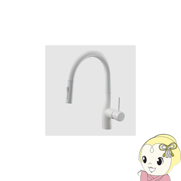 [予約]【メーカー直送】 KVK シングルレバー式シャワー付混合栓 KM6061ZECC4HS