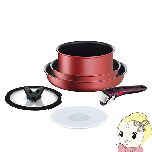 【IH/ガス両対応】 T-fal ティファール インジニオ･ネオ ルージュ･アンリミテッド セット6 L38391