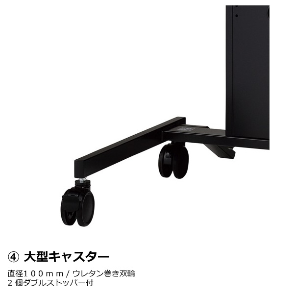 【メーカー直送】ディスプレイスタンド テレビスタンド ハヤミ工産 HAMILeX 〜65V型対応 ブラック PH-825B_4