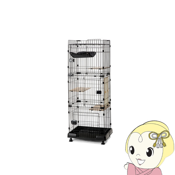 アイリスオーヤマ RFC-704 ルーフキャットケージ アイアンブラック