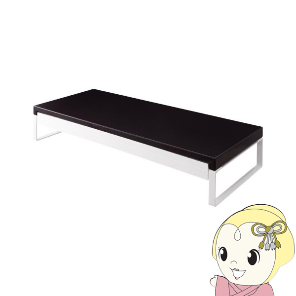 リヒトラブ パソコン台＜５９０ｍｍ･引出し付＞ 黒 A7338-24の通販は 5,100円