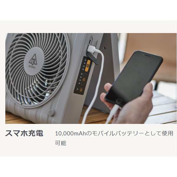 在庫処分 アピックス ソーラーパワーファン 充電式 扇風機 SOTOMO