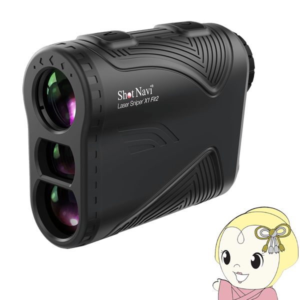 在庫処分　テクタイト Shot Navi ショットナビ Shot Navi Laser Sniper X1 Fit2 [黒] Fit 21000 ブラック Fit21000-BK