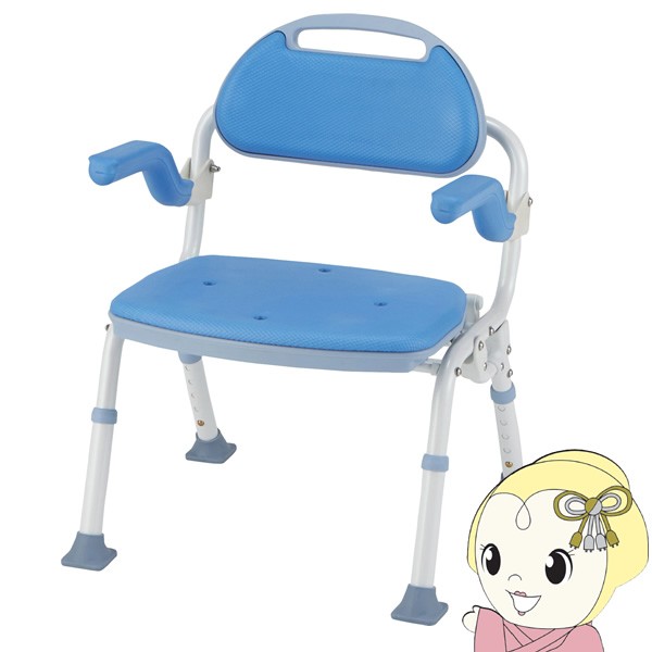 【メーカー直送】マキテック シャワーベンチ ソフテック ブルー SBF-00BL