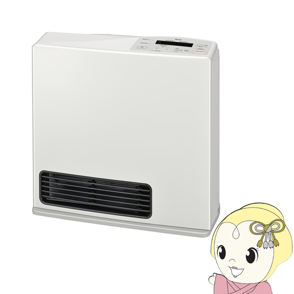 在庫あり　リンナイ ガスファンヒーター RC-Y4002PE-W 都市ガス・13A用 木造11畳/鉄筋15畳まで ホワイト エコ機能 スポット暖房 コンパクト＆軽量設計
