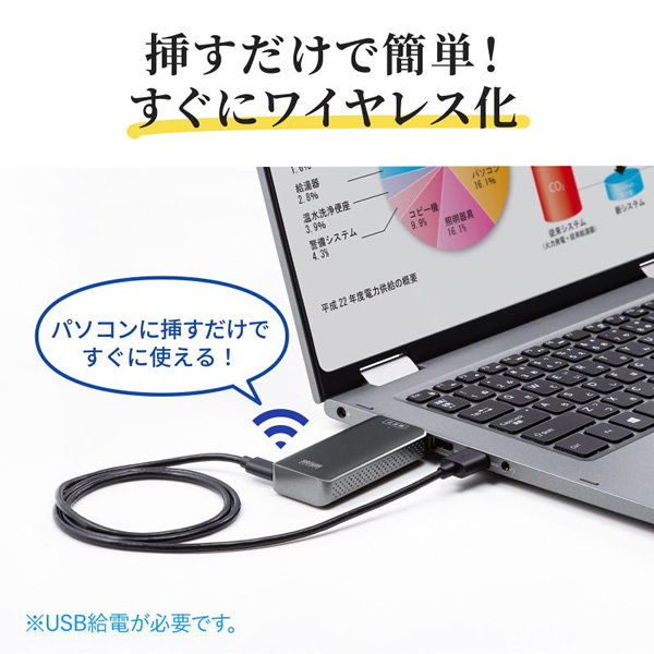 サンワサプライ SANWA SUPPLY ワイヤレスHDMIエクステンダー VGA-EXWHD10_3
