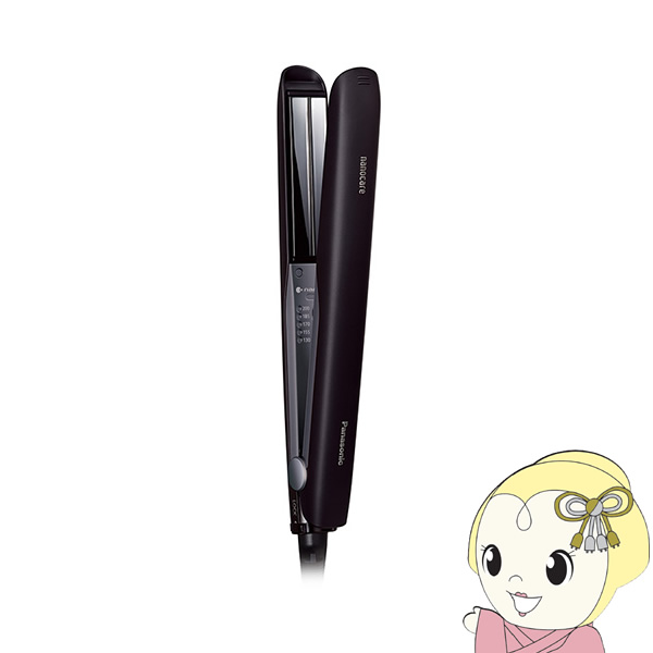 在庫あり　Panasonic パナソニック ストレートアイロン ナノケア EH-HS0J-K ブラック 新商品