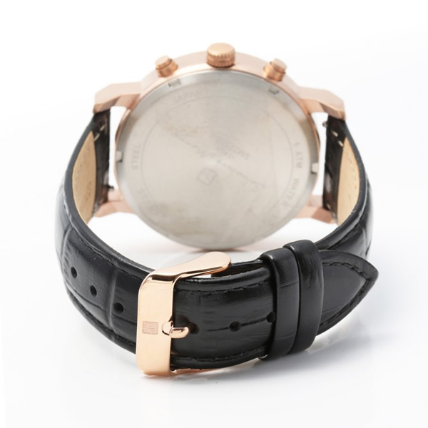 Salvatore Marra サルバトーレマーラ腕時計　クロノグラフ　SM22103-PGBKの通販は