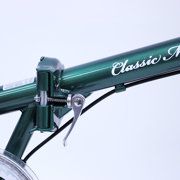 Classic Mimugo 16㌅折りたたみ自転車MG-CM16緑 バッグ付 Classic
