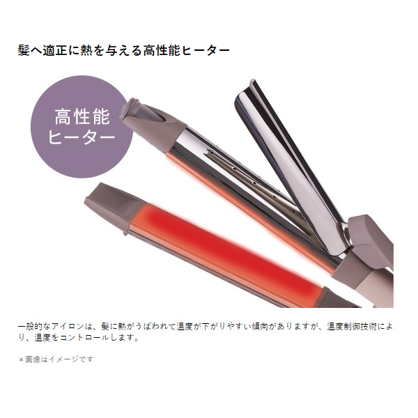 ヘアーアイロン テスコム プロテクトイオン 2WAYスチームヘアーアイロン 26mm コットンベージュ TW752A-C_3