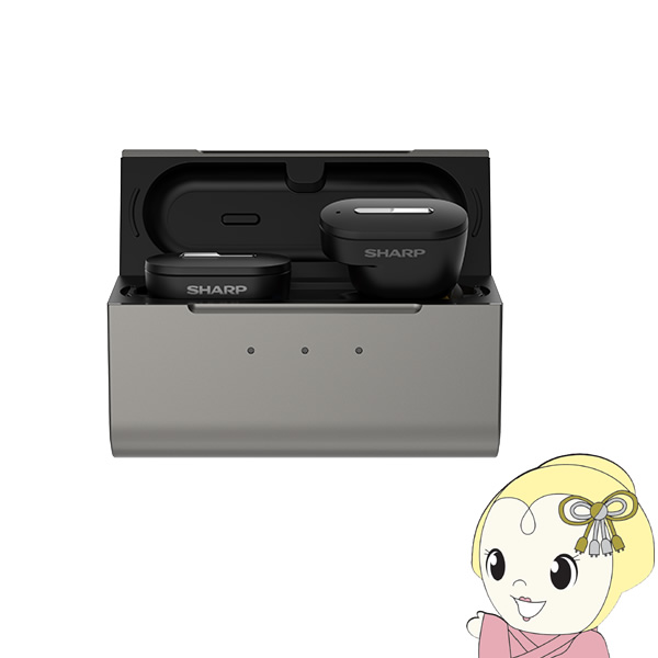 在庫あり　SHARP シャープ 【新品】 耳あな型補聴器 メディカルリスニングプラグ 敬老 プレゼント ブラック MH-L1-B