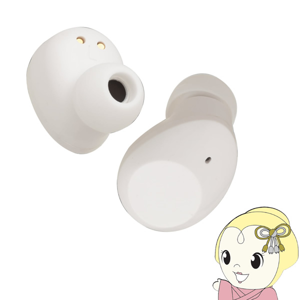 ワイヤレスイヤホン TWS Bluetooth 外音取込 たのしいかいしゃ Allegro トラディショナルホワイト TA-AG01TW TWH