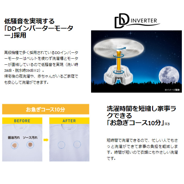 [予約]全自動洗濯機 ハイアール 8.5kg ホワイト JW-KD85B-W