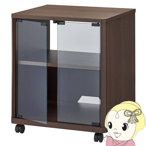 オーディオラック ロータイプ Estaシリーズ ダークブラウン【メーカー直送】ハヤミ工産(HAMILeX) ES-523