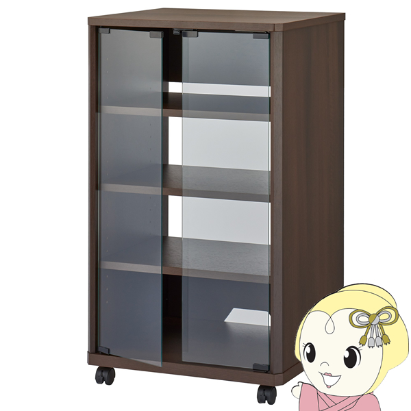 オーディオラック ミドルタイプ Estaシリーズ ダークブラウン【メーカー直送】ハヤミ工産(HAMILeX) ES-525 24,747円