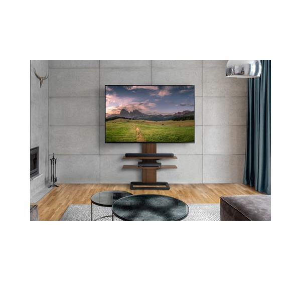 ハヤミ工産 テレビスタンド 壁寄 86V型まで対応 ダークブラウン KF-2900M ハヤミ工産 テレビスタンド 壁寄 86V型まで対応 ダークブラウン KF-2900M